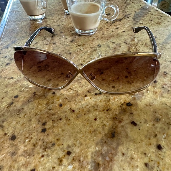 Michael Kors PARIS MKS421 Brown Gold sunglasses - Picture 3 of 4